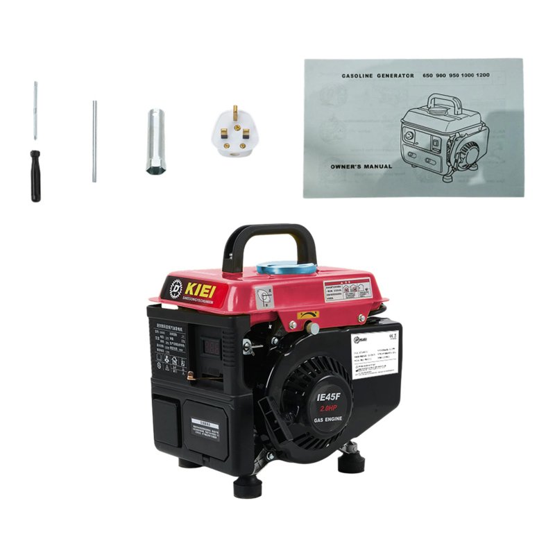 Living and Home 1200W Portable 2-Stroke Petrol Inverter Generator