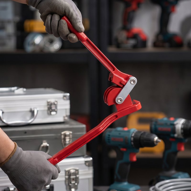 Living and Home 3-in-1 180-Degree 3-Groove Manual Tube Bender