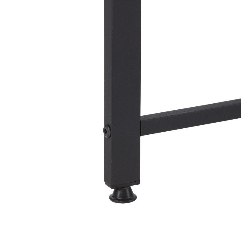 Living and Home 5 Piece Round Oak Wood Grain Dining Set with 4 Sector Space Saving Stools