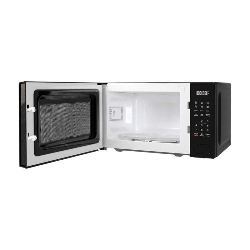 700W 20L Countertop Microwave Oven with LED Display, 6 Modes, 11 Power Levels, Express Cook