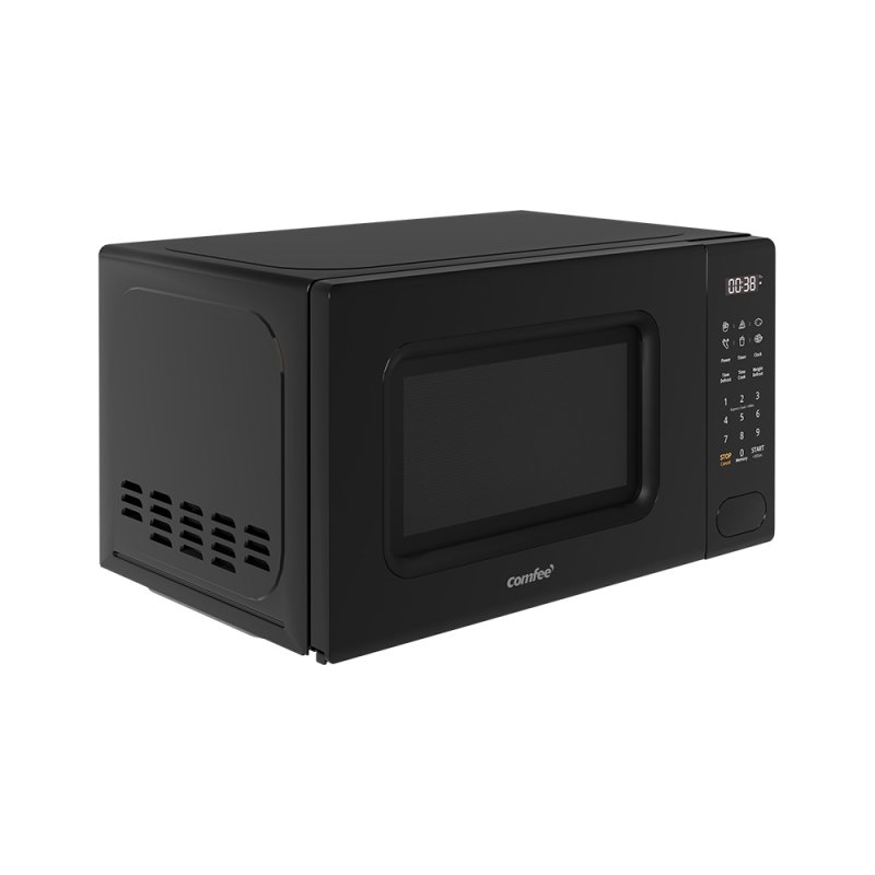 700W 20L Countertop Microwave Oven with LED Display, 6 Modes, 11 Power Levels, Express Cook