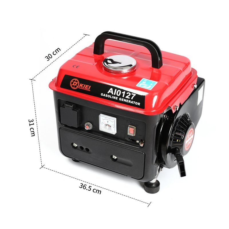 Living and Home Petrol Powered Electric Generator Portable Power Station 4L 