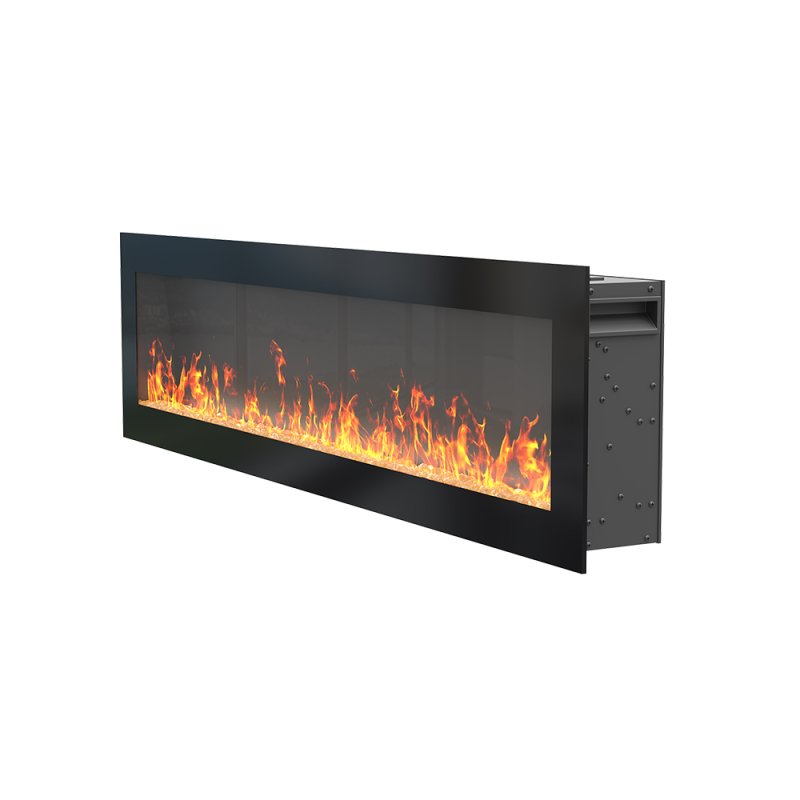 Living and Home 50 Inch Wall Mounted Freestanding Electric Fireplace 12 Flame Colours with Remote Control