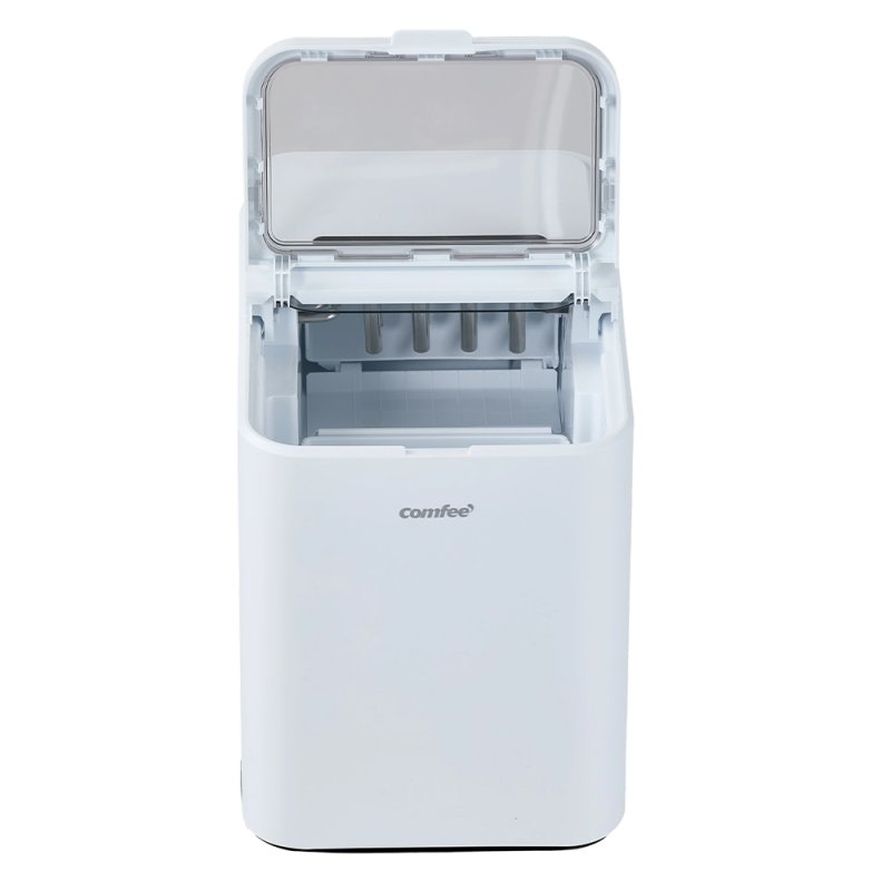 Ice Maker Machine with Ice Scoop & Basket, 1.3L Water Tank
