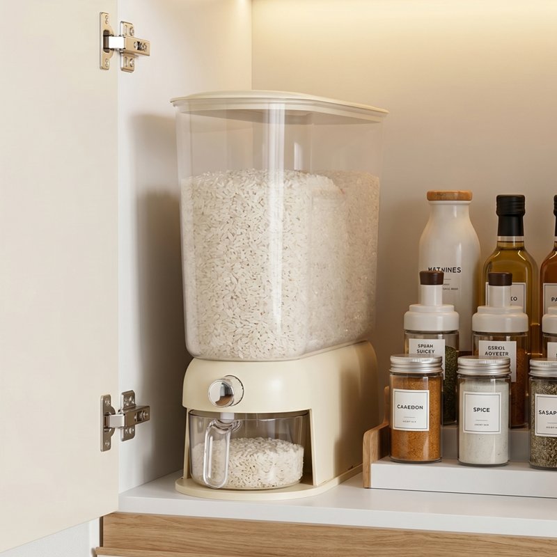 Living and Home 5KG Capacity Grain Dispenser Storage Container