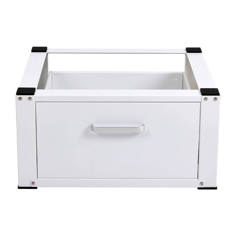 Living and Home Washing Machine Dryer Pedestal with Drawer