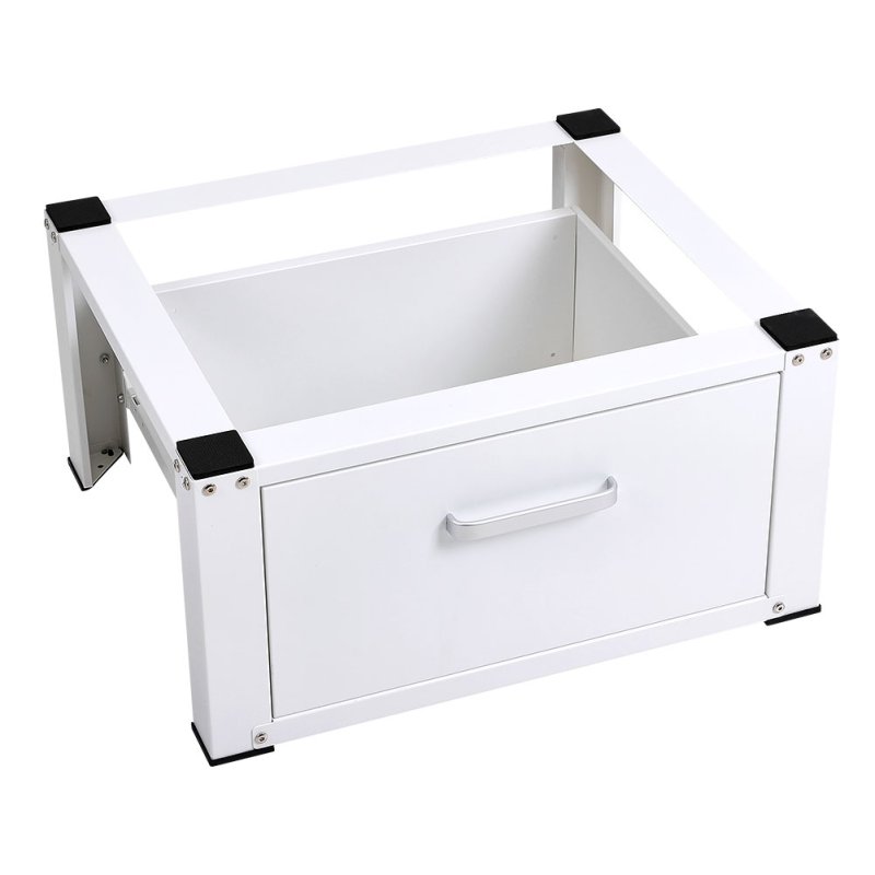 Living and Home Washing Machine Dryer Pedestal with Drawer