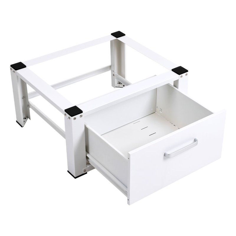 Living and Home Washing Machine Dryer Pedestal with Drawer