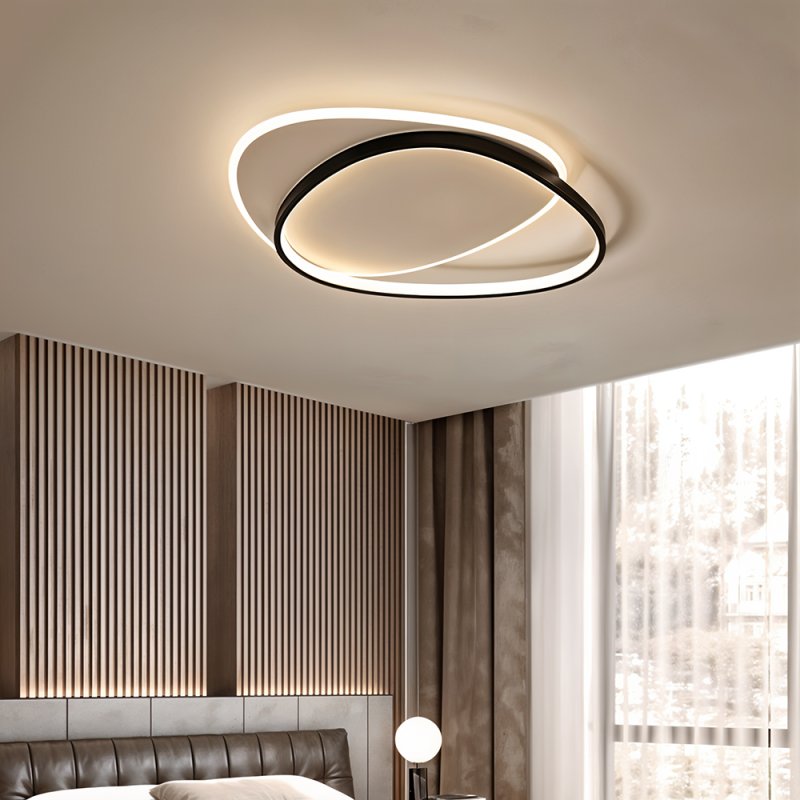 Living and Home Indoor Triangular Dimmable LED Ceiling Light with Remote Control