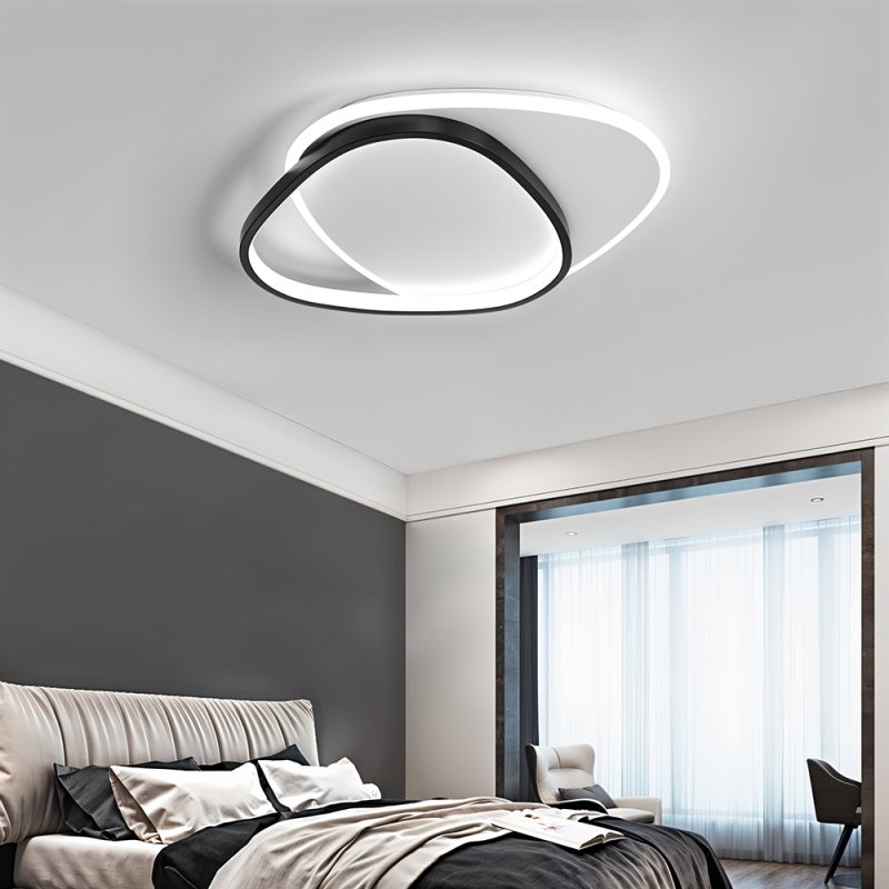 Living and Home Indoor Triangular Dimmable LED Ceiling Light with Remote Control