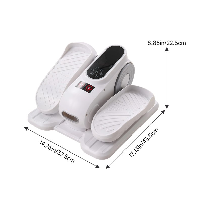 Living and Home 12-Speed Under-desk Electric Elliptical Machine Arms Legs Trainer