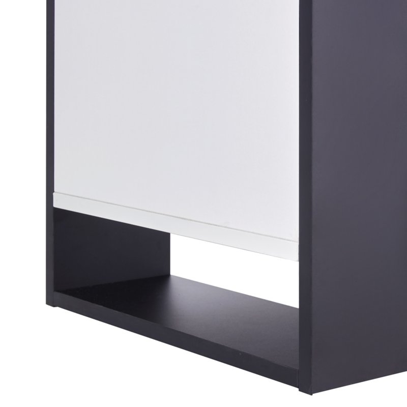 Living and Home Recessed Electric Fireplace TV Stand with Remote Control