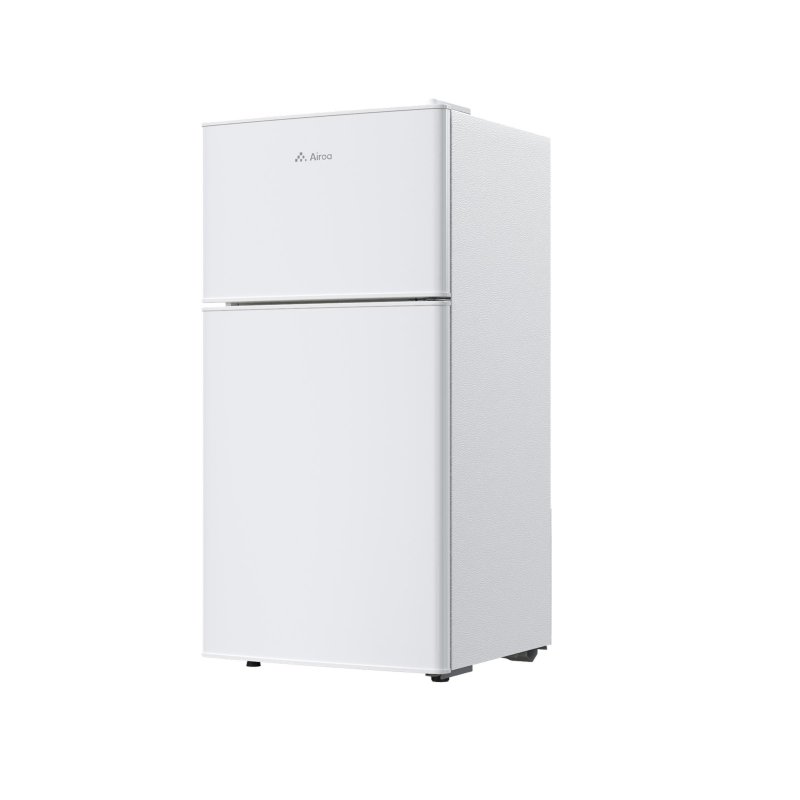 51L Freestanding Top Freezer Fridge with Adjustable Shelves, Bottle Storage Rack