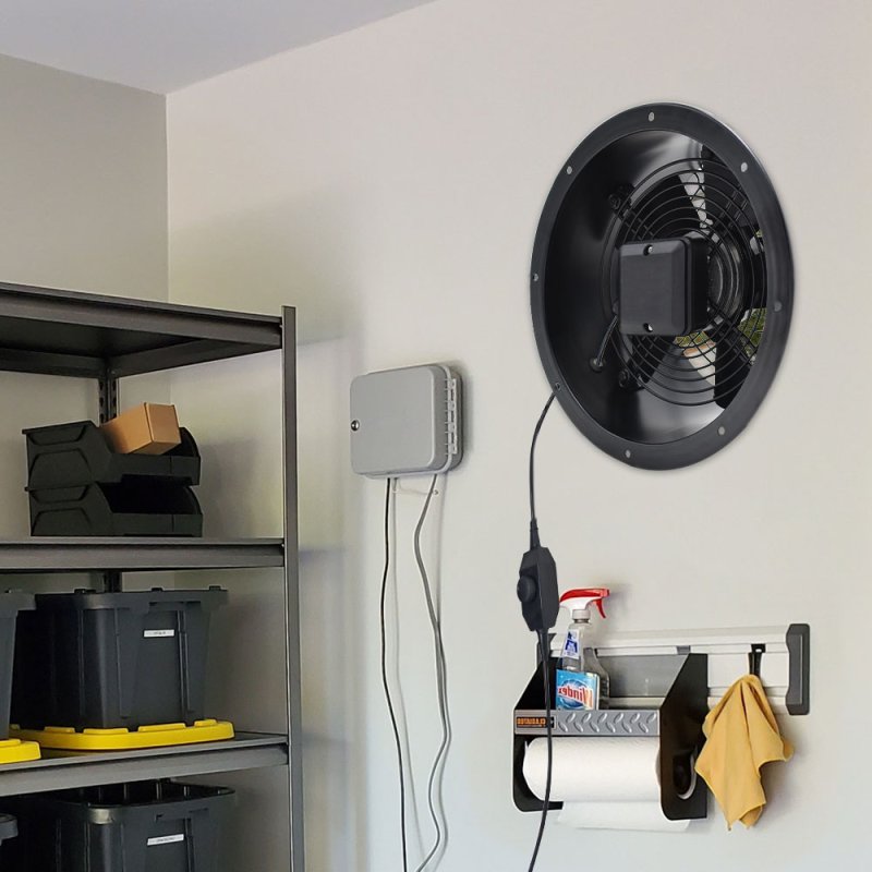 Living and Home Ventilation Wall-Mounted Exhaust Axial Fan 10-inch