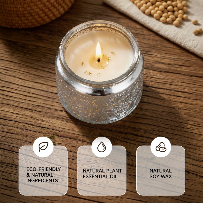 Living and Home Rotating Carousel Scented Candle with Gift Bag