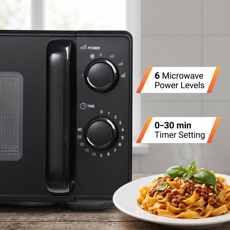 700W 20L Kitchen Mechanical Microwave Oven