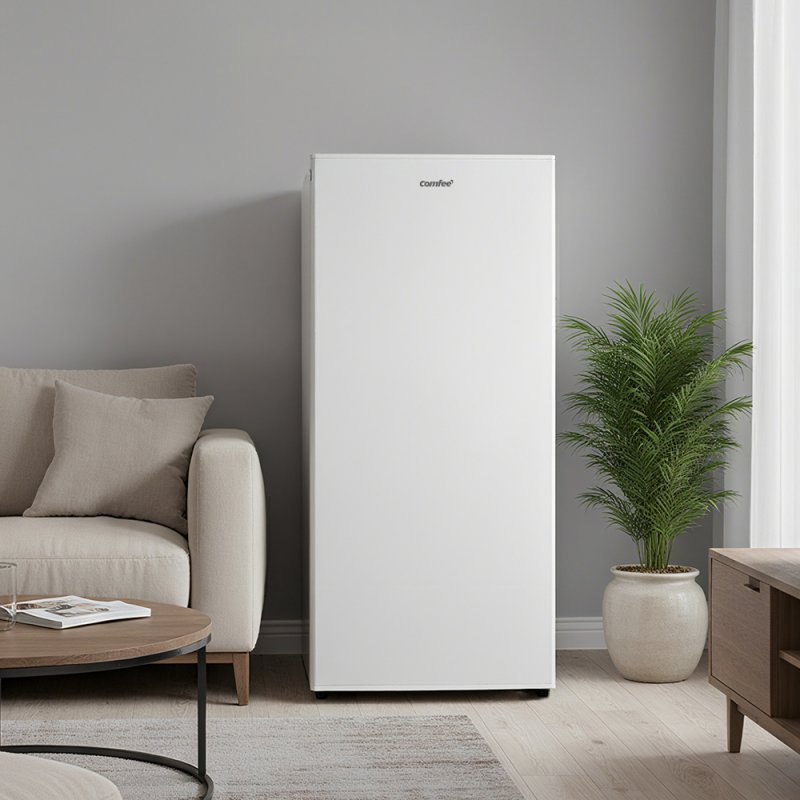 160 Litre Freestanding Upright Freezer, Low Noise, White