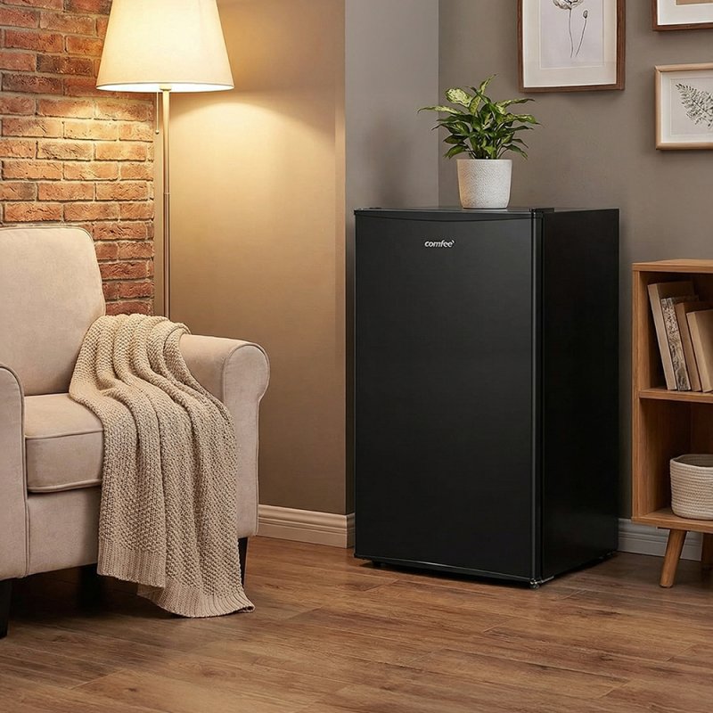  60L Freestanding Under Counter Upright Freezer Reversible Door