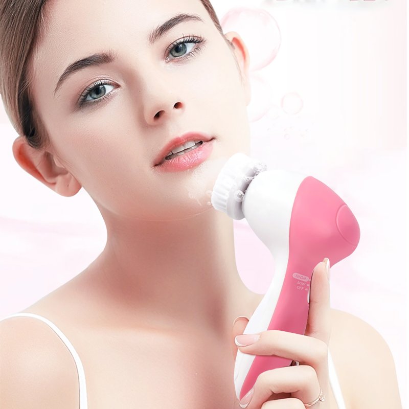5 in 1 Electric Facial Cleansing Brush Set