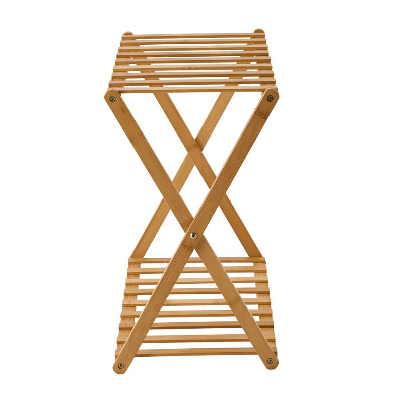 2-Tier Bamboo Storage Shelf