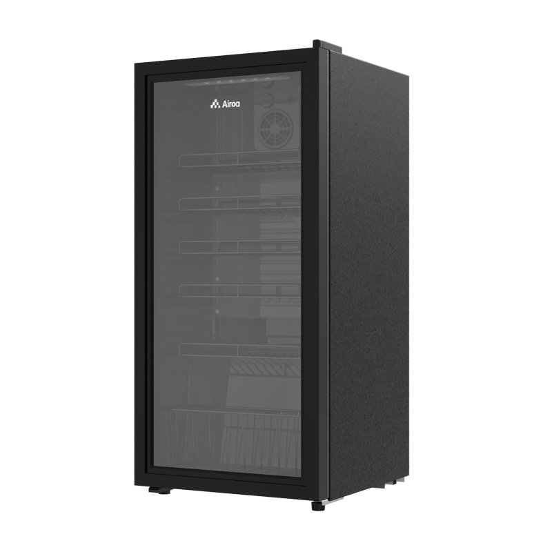 99L Freestanding Beverage Cooler Drinks Fridge, Refrigerator with LED Light