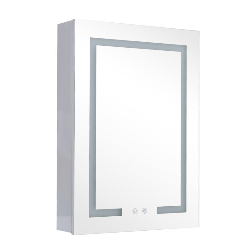 Anti-Fog LED Mirror Cabinet with Touch Control