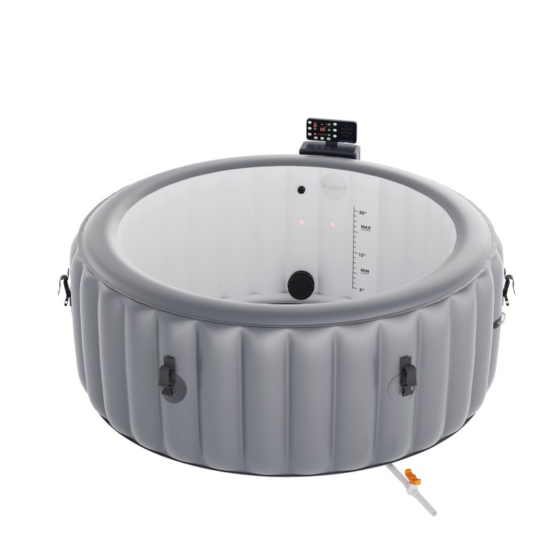 Living and Home Portable Inflatable Hot Tub with 130 Soothing Air Jets