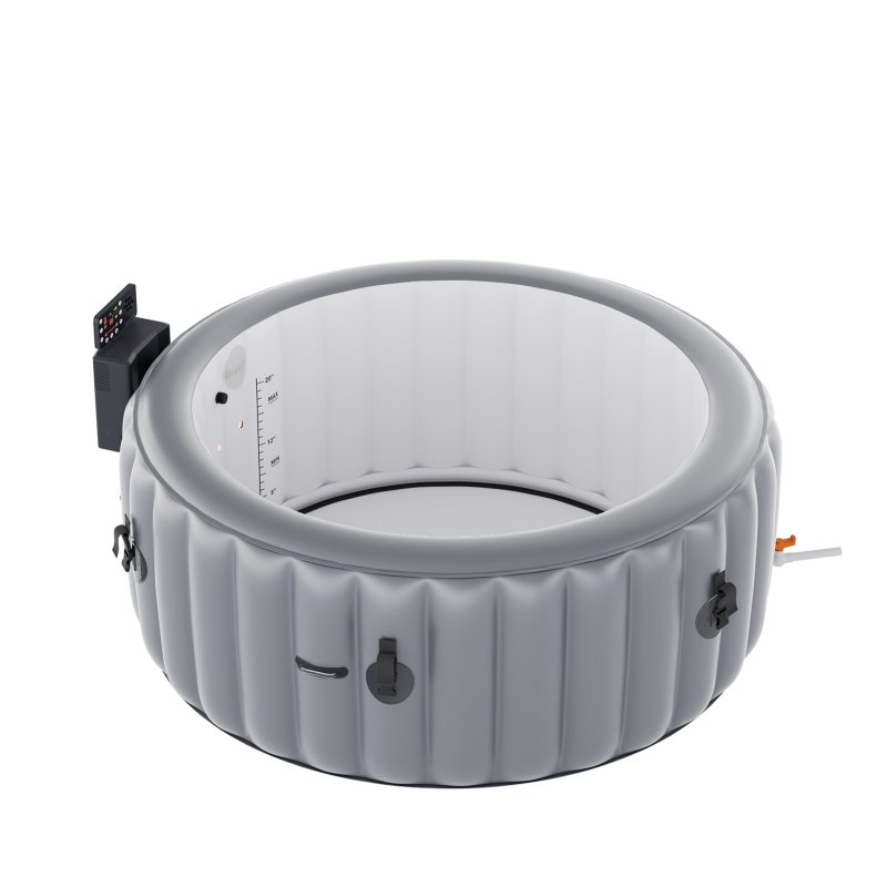 Living and Home Portable Inflatable Hot Tub with 130 Soothing Air Jets
