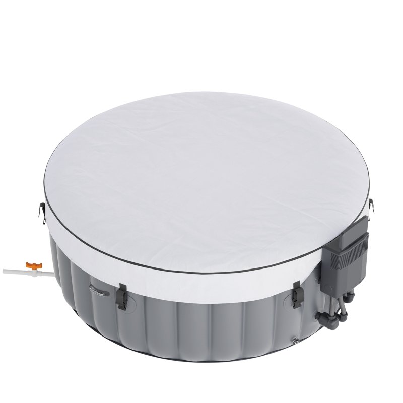 Living and Home Portable Inflatable Hot Tub with 130 Soothing Air Jets