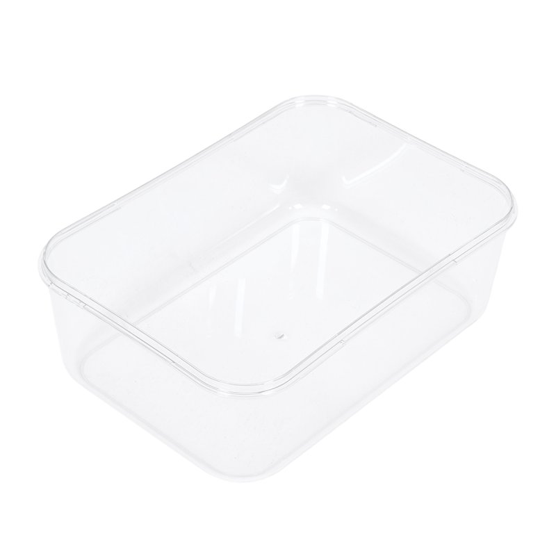 Transparent Food Storage Container with Lid