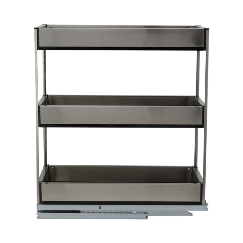 3-Tier Kitchen Cabinet Pull Out Shelf Organizer