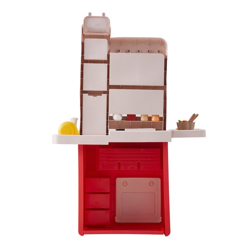 Toddler Kitchen Toy Playset with Real Sounds & Lights