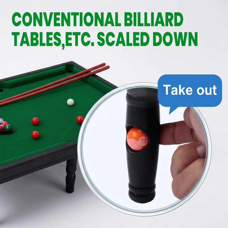 Living and Home Mini Snooker & Pool Table Game Toy Set for Kids