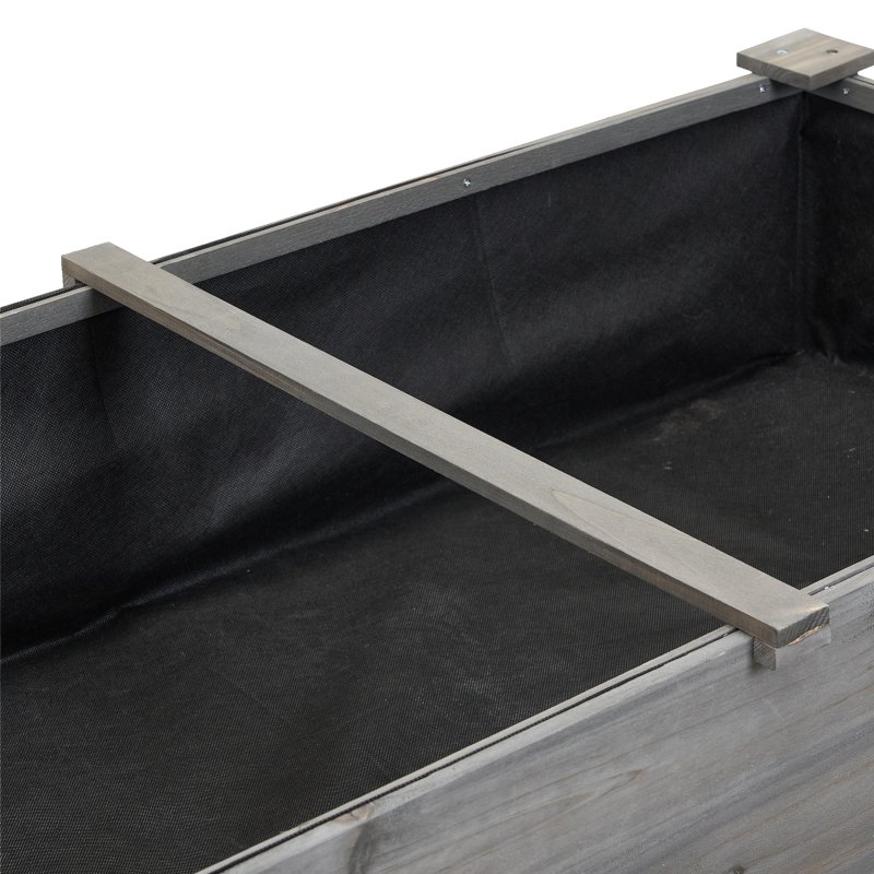 Elevated Rectangular Raised Garden Bed with Drainage Holes