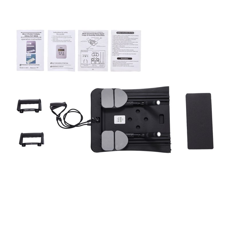 Multifunctional Foldable Pilates Reformer Board Home Fitness