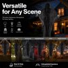 Yezi Halloween Decorations Grim Reaper 130cm Black Polyester Foam