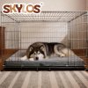 SKYLOS Washable Dog Bed Waterproof Plush Non-Slip Pet Mattress for Large Dogs