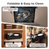 Skylos Raised Dog Bowl 4-Height Adjustable Feeding Station Full Set 1600ml Black