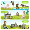 Dekko 100PC Magnetic Building Tiles Kid Creative 3D Educational Construction Toy