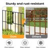 Levede 10 Pack Animal Barrier Outdoor Pet Border Metal Decorative Garden Fence