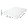Lavio Mattress Topper Memory Foam Double Dual Layer Pressure Relief Anti Slip