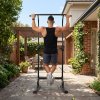 Centra Pull Up Station, 9-Height Adjustable, 150kg Carbon Steel, Black