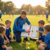Magnetic Football Tactics Board Double Sided Soccer Coaching Clipboard Training