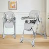 Dekko Baby High Chair 4 in1 Foldable Toddler Feeding Table Adjustable Portable