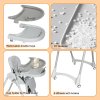 Dekko Baby High Chair 4 in1 Foldable Toddler Feeding Table Adjustable Portable