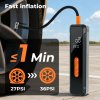 Traderight Car Tyre Inflator Portable Air Compressor Pump 150PSI Rechargeable