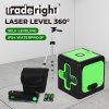 Traderight Green Laser Level Self Leveling IP54 Water Resist with Tripod