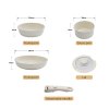 Toque 5PCS Cookware Set Non-Stick Pots and Sauce Pans Set with Detachable Handle