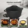Toque 6.6L Cast Iron Dutch Oven Heavy Duty Casserole Dish Pot Stockpot With Lid