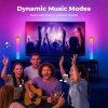 Emitto 2x Smart RGB LED Light Bar Ambient Lamp Color Changing Music TV Backlight